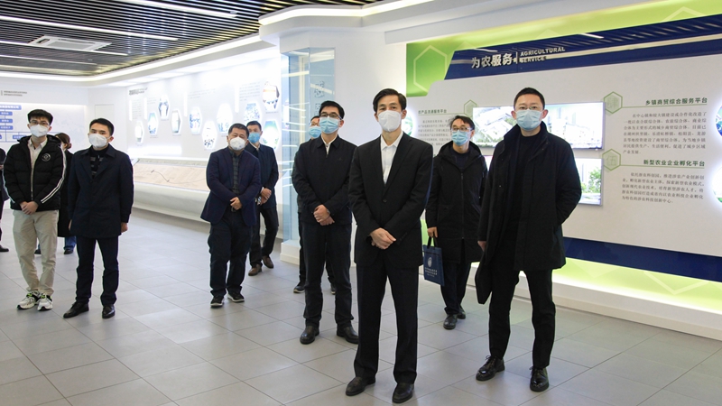 珠海市、杭州市科協(xié)領導到浙農(nóng)科創(chuàng)園參觀考察